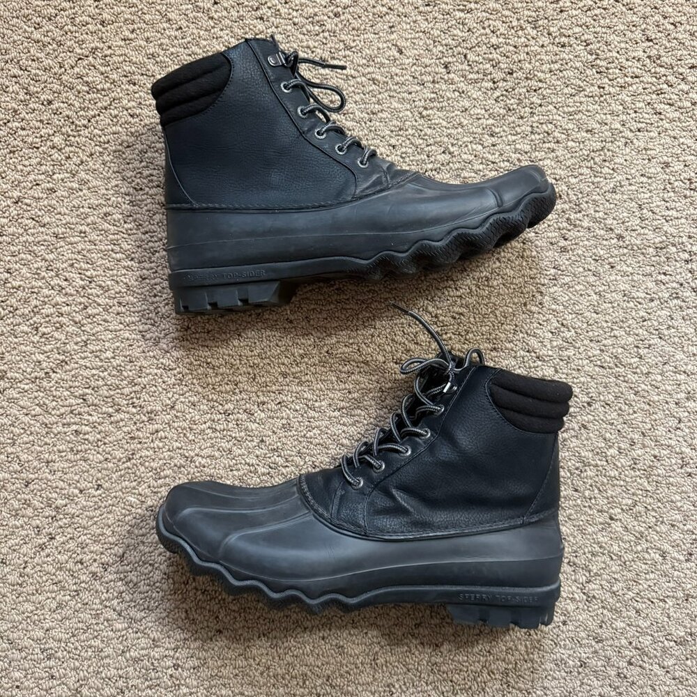 SPERRY TOP SIDER Avenue Duck Boot Men's 12 STS23428 Rain Winter Waterproof